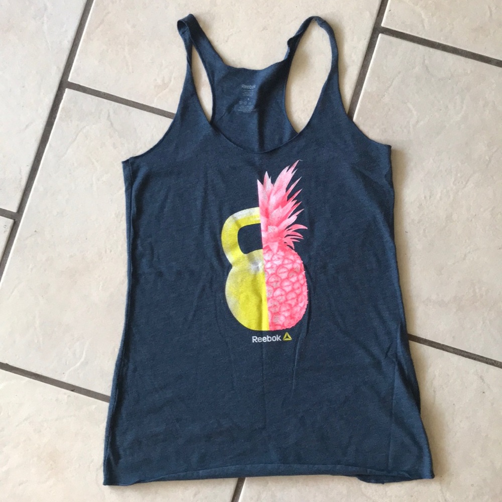 Pineapple/Kettlebell tank